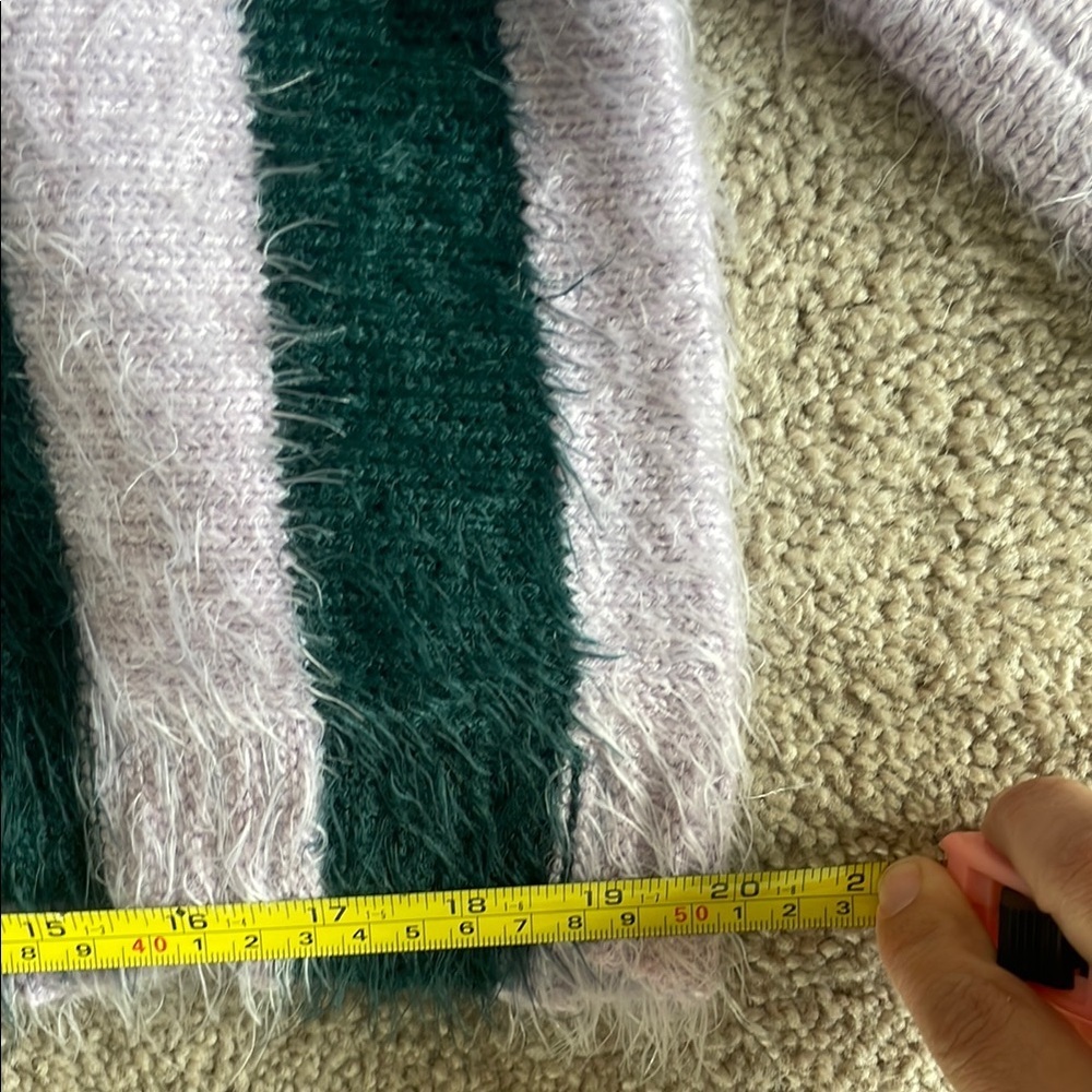 Blank NYC Striped Sweater - Green and Purple - Picture 8 of 8